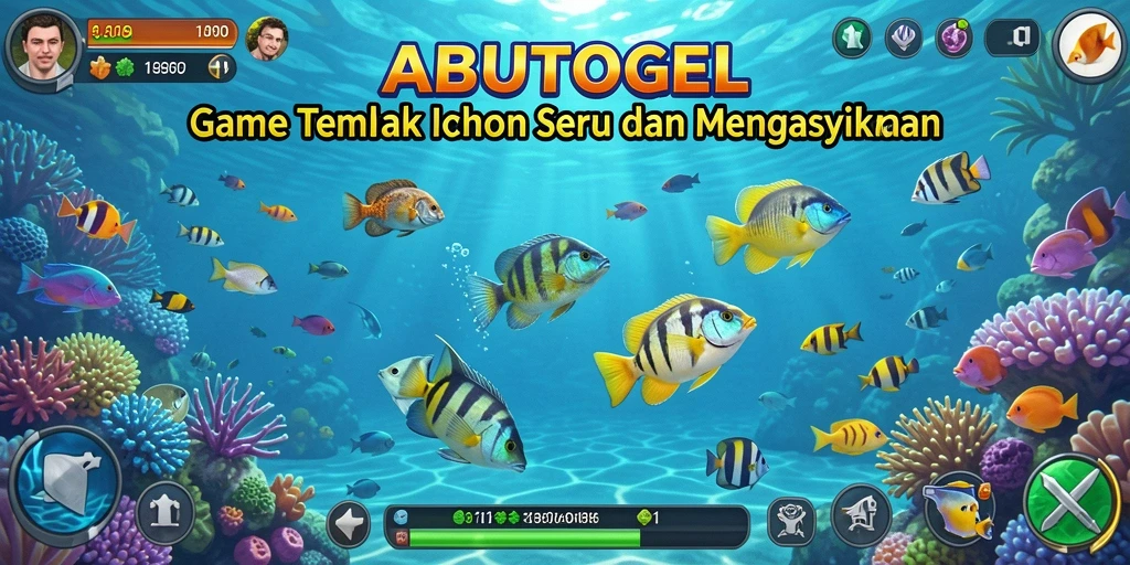 Gameplay seru ABUTOGEL menunjukkan aksi menembak ikan yang mendebarkan.