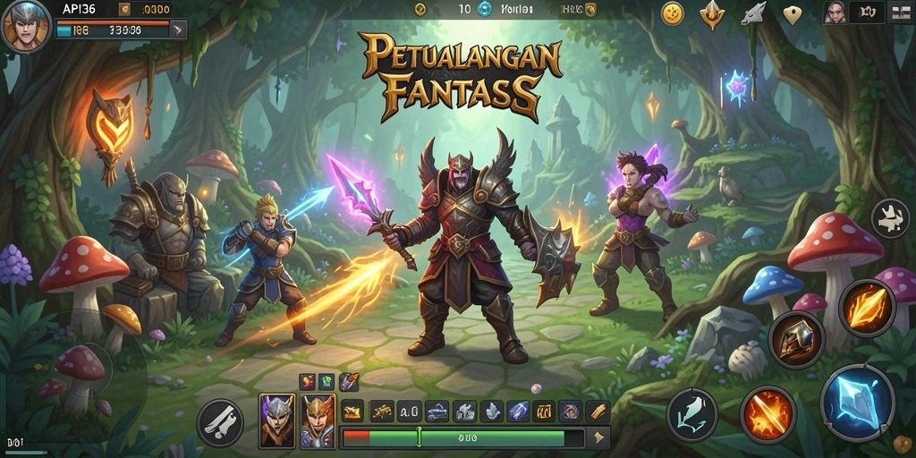 Tampilan gameplay RPG API36 yang menarik dan penuh aksi.