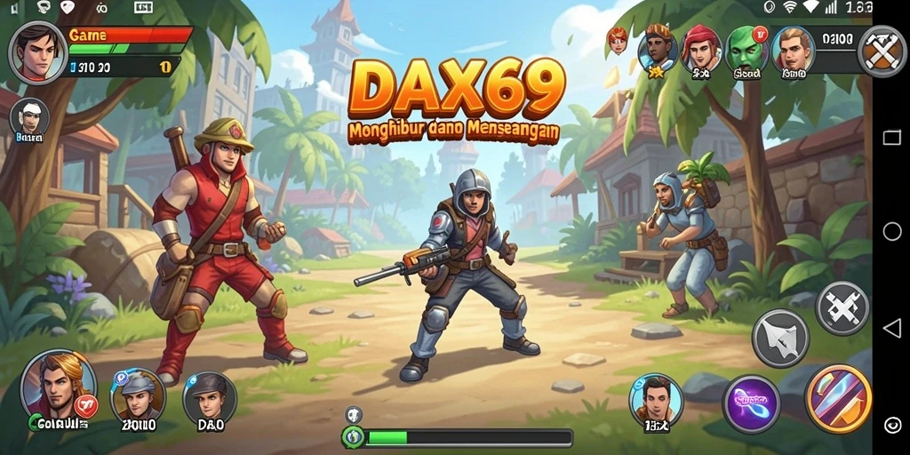 Tampilan menarik dari gameplay DAX69 yang menghibur.