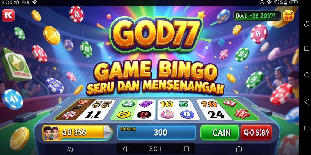 Gameplay seru Bingo di <strong>GOD77</strong> dengan grafis menarik.