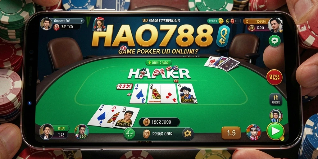 Tampilan gameplay seru di HAO788 dengan berbagai pilihan poker.