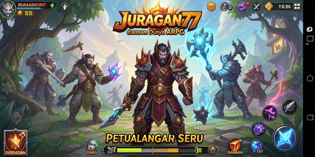 Gameplay seru di dunia fantasi JURAGAN77.