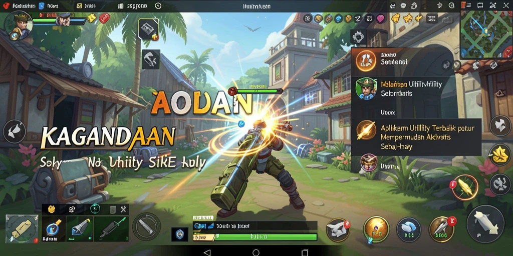 Tampilan antarmuka KAGANDAN yang intuitif dan fungsional.