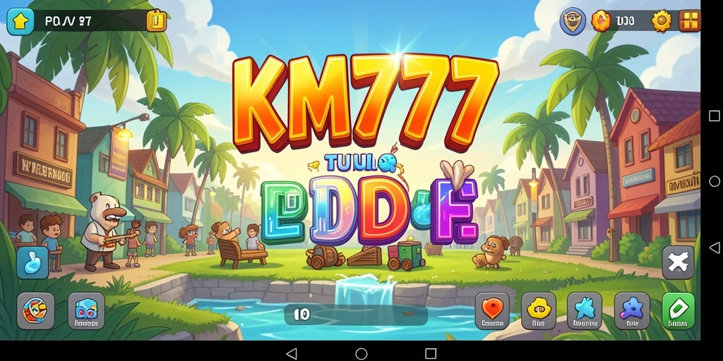 Tampilan gameplay KM777 yang menarik dengan elemen Idle yang seru.