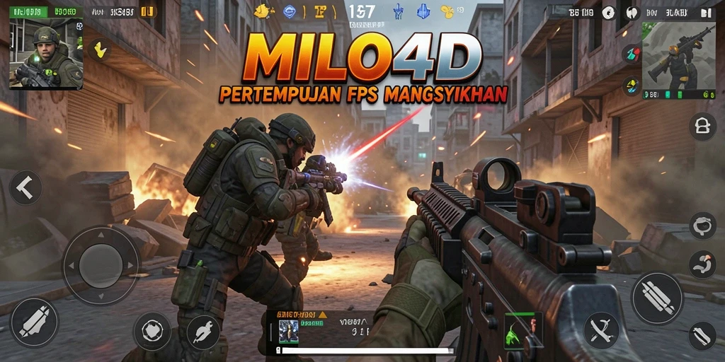 Gameplay seru dan intens di MILO4D
