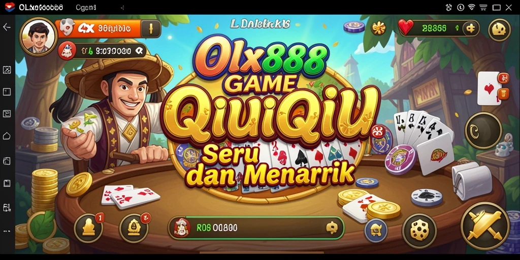 Tampilan gameplay penuh aksi dalam OLX888 QiuQiu.
