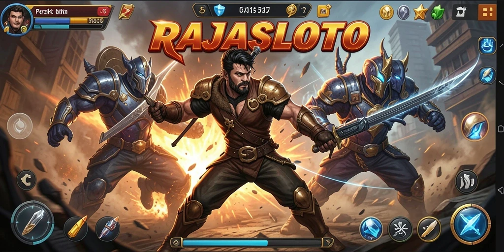 Tampilan menakjubkan dari pertarungan mendebarkan di RAJASLOTO.