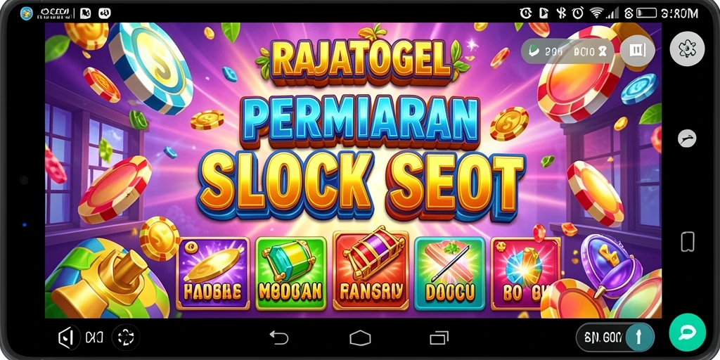 Tampilan gameplay RAJATOGEL yang menarik dengan tema slot yang beragam.