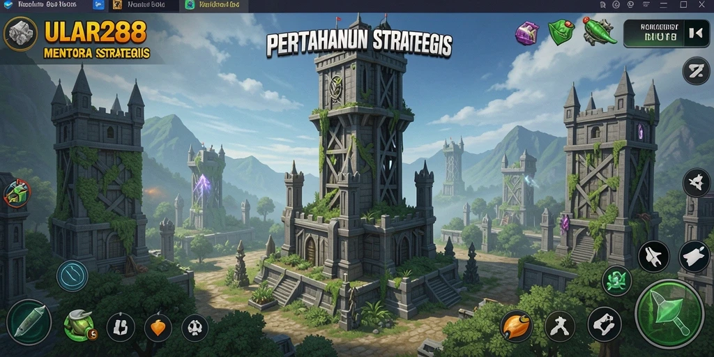 Tampilan gameplay ULAR288 yang menampilkan aksi Tower Defense yang mendebarkan.